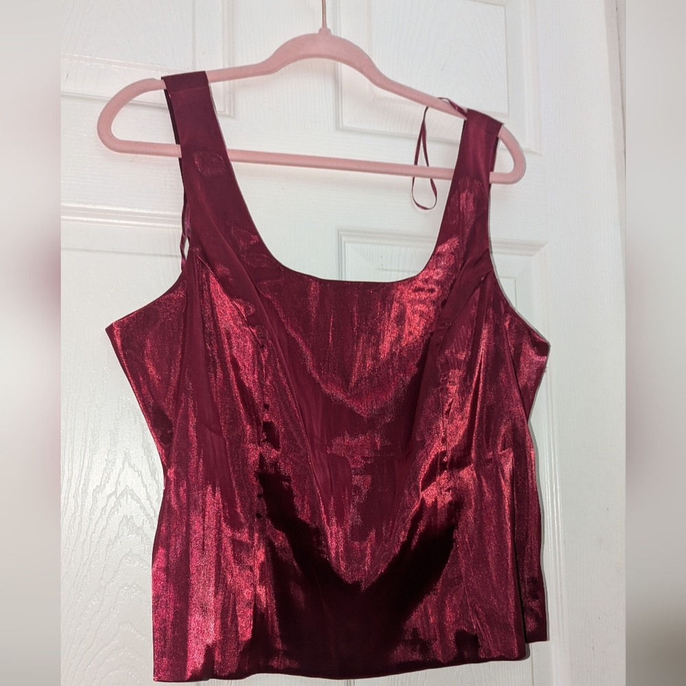 •Y2K Iridescent top•